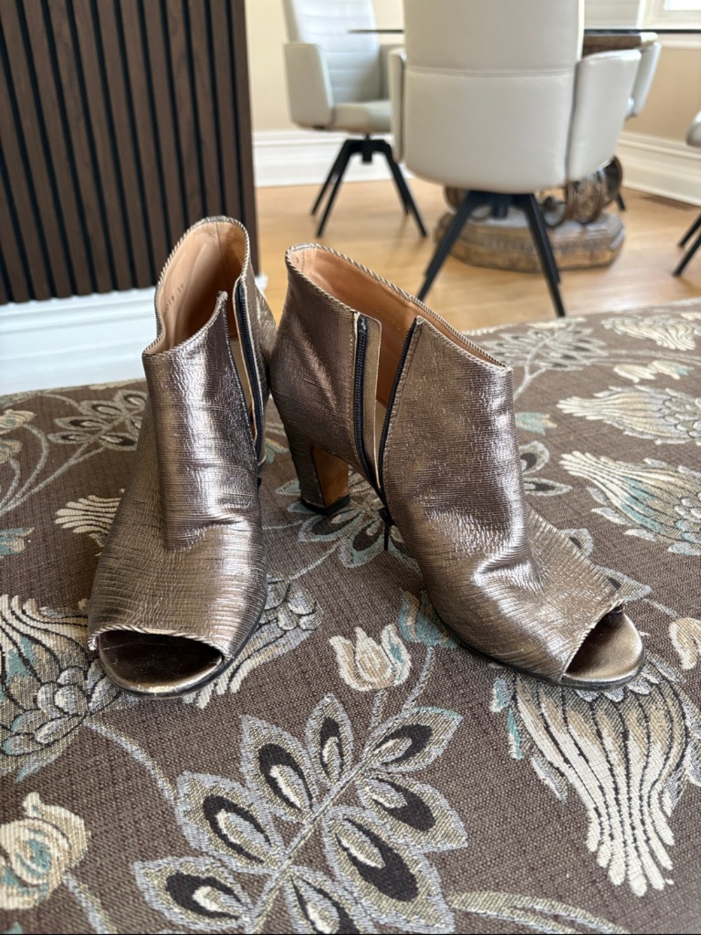 Maison Margeila ankle open toe booties 3” heel